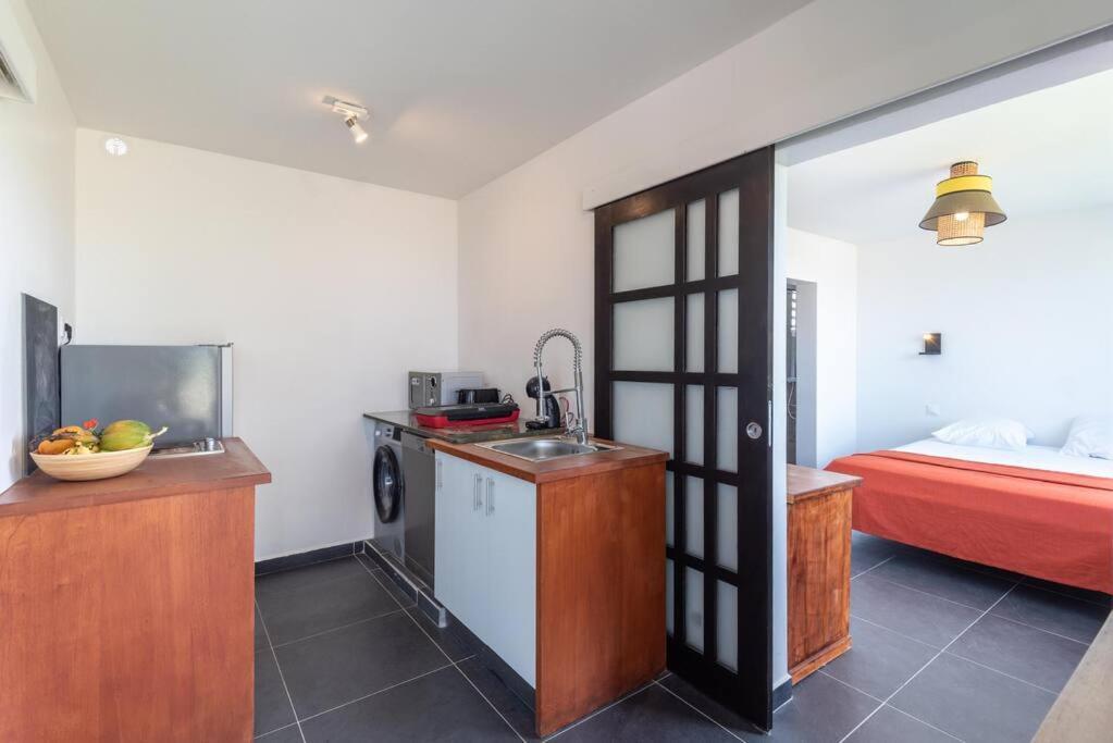 T3 Lumineux Avec Vue Exceptionnelle Et Piscine Oasis De Nature Et Serenite Petit-Canal Zewnętrze zdjęcie